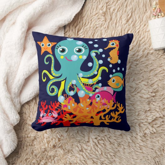 海への歓迎 クッション (ブランケット)