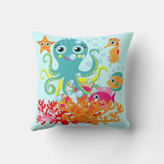 海への歓迎 クッション (裏面)