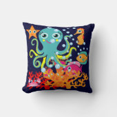 海への歓迎 クッション (正面)