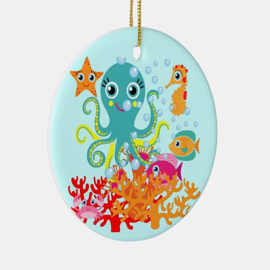 海への歓迎 セラミックオーナメント (右)