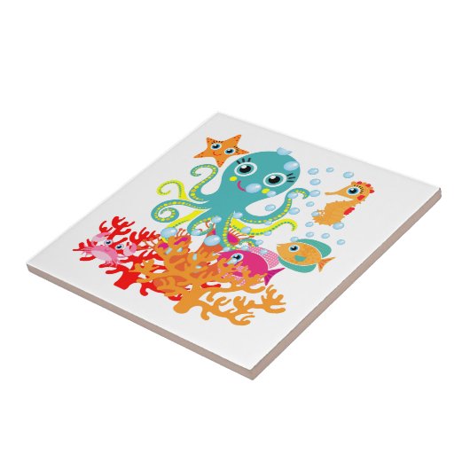 海への歓迎 タイル (側面)