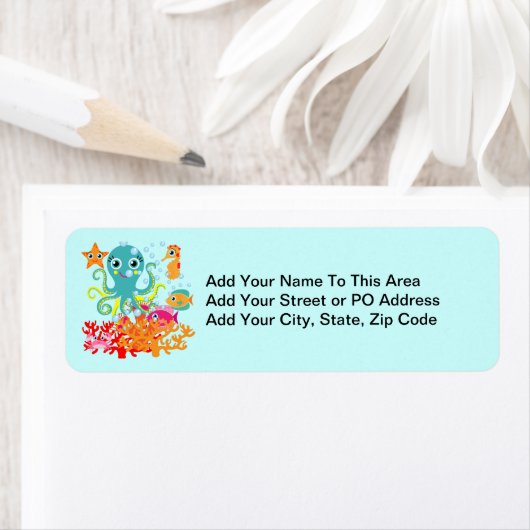 海への歓迎 ラベル (インサイチュ)