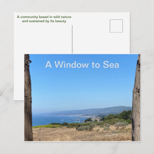 海への窓 ポストカード (正面/裏面)