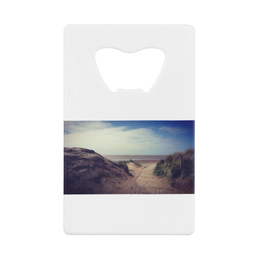 海への道 クレジットカード栓抜き (正面)