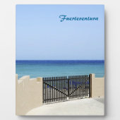 海への道 フォトプラーク (正面)