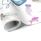 海へ我々ラッピング紙 ラッピングペーパー (ロールコーナー)