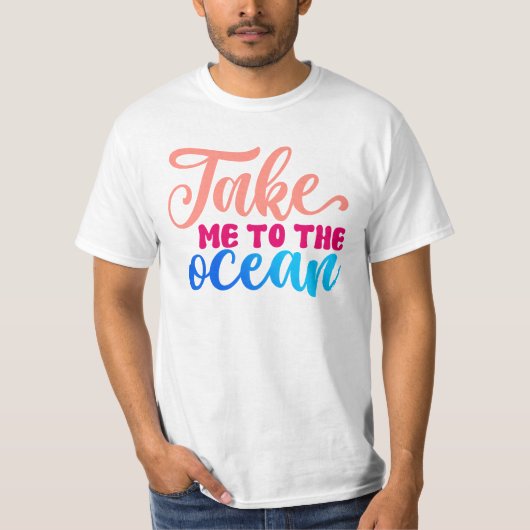海へ連れてって Tシャツ (正面)