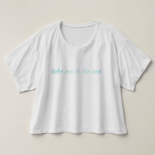 海へ連れて行って Tシャツ (デザイン正面)