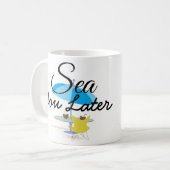 海より遅いコーヒー・マグ コーヒーマグカップ (正面左)