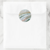 海をイメージした携帯電話グリップ ラウンドシール (バッグ)