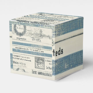 海をテーマにしたキューブギフトボックス フェイバーボックス