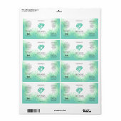 海をテーマにしたシーモスジェルラベル ラベル (フルシート)