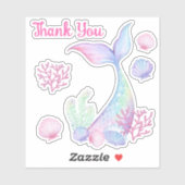 海をテーマにしたパーティーシール。 シール (シート)