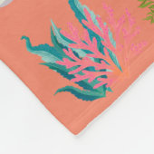 海をテーマにしたベビー、子供、大人の毛布 フリースブランケット (角)