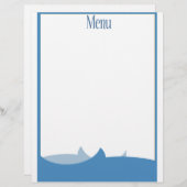 海をテーマにしたメ空白のニュー (正面/裏面)