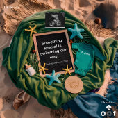 海をテーマにした妊娠の発表 シーズンカード