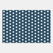 海をテーマにした砂ダラームヒトイルカのラッピング ラッピングペーパーシート (正面3)