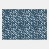 海をテーマにした砂ダラームヒトイルカのラッピング ラッピングペーパーシート (正面2)