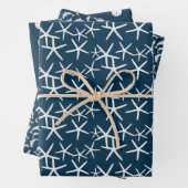 海をテーマにした砂ダラームヒトイルカのラッピング ラッピングペーパーシート (インサイチュ)