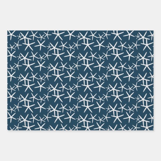 海をテーマにした砂ダラームヒトイルカのラッピング ラッピングペーパーシート (正面)