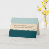 海をテーマにした結婚お祝いカード(Baha'i) カード (黄色い花)