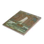 海をテーマにした航海のヴィンテージアート タイル (側面)