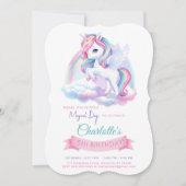 海をテーマにした誕生日のお誘いです。 招待状 (正面)