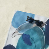 海をテーマにした魚の海生活 ビーチタオル (インサイチュ)