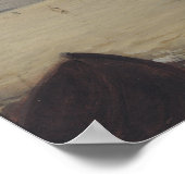 海をディープの高さから眺める ポスター (角)