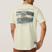 海を保護すればあなた自身を保護します Tシャツ (裏面)