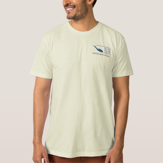 海を保護すればあなた自身を保護します Tシャツ (正面)