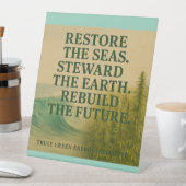 海を取り戻す。地球の執事。再構築… 台座サイン (インサイチュ)