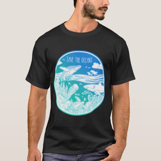 海を守ろう！ Tシャツ (正面)