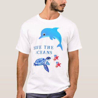 海を守ろう Tシャツ