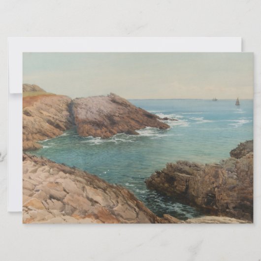 海を望む（沿岸の風景） （海洋） カード (正面)