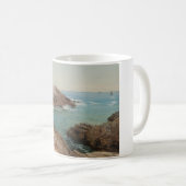 海を望む（沿岸の風景） （海洋） コーヒーマグカップ (正面右)