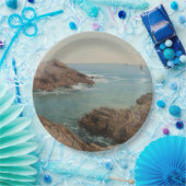 海を望む（沿岸の風景） （海洋） ペーパープレート (パーティー)