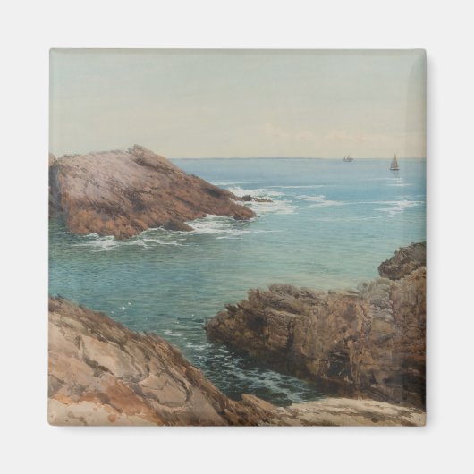 海を望む（沿岸の風景） （海洋） マグネット (正面)