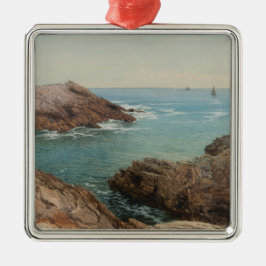 海を望む（沿岸の風景） （海洋） メタルオーナメント