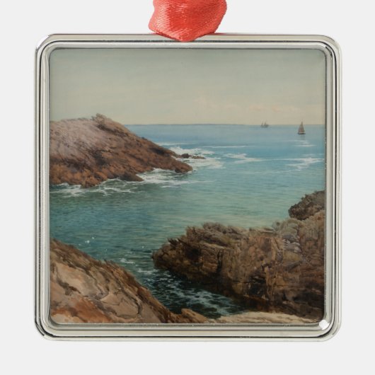 海を望む（沿岸の風景） （海洋） メタルオーナメント (正面)