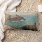 海を望む（沿岸の風景） （海洋） ランバークッション (ブランケット)