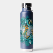 海を渡る海の馬に乗るアクアマン ウォーターボトル (左面)