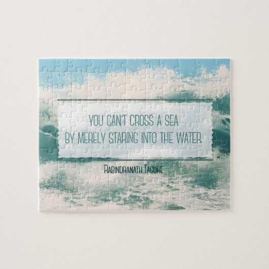 「海を渡る」感動的引用文 ジグソーパズル (横)