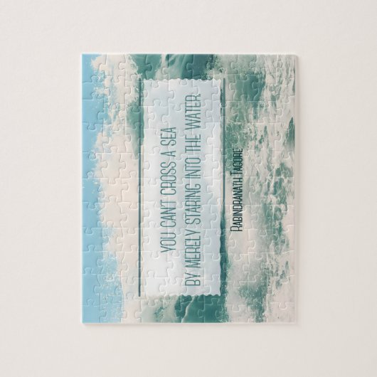 「海を渡る」感動的引用文 ジグソーパズル (縦)