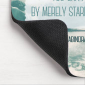 「海を渡る」感動的引用文 マウスパッド (コーナー)