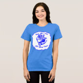 海を自由に設定メルメイドいかり© FB @ #US トライブレンドTシャツ (正面全面)