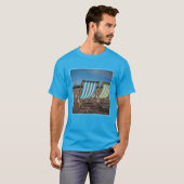 海を見るデッキチェア Tシャツ (正面フル)
