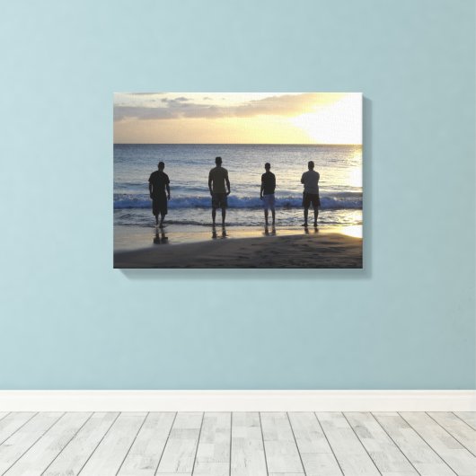 海を見る キャンバスプリント (インサイチュ (ウッドフロア))