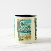 海を見ろ ツートーンマグカップ (中央)