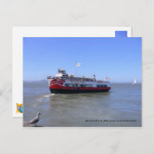 海を見渡す… ポストカード (正面/裏面)